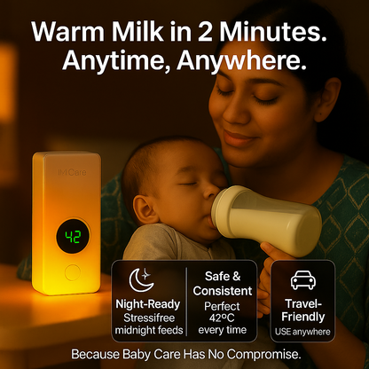 M-Care SmartFeeder™ Warm+ — Portable Baby Milk Warmer (1-Year Warranty)
