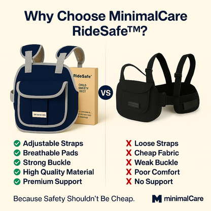 MinimalCare RideSafe™ Belt – Child Safety on 2-Wheelers